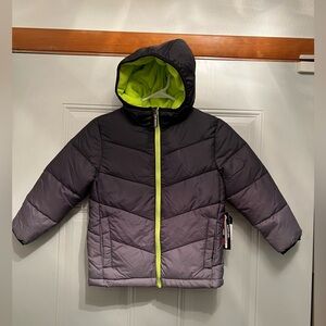 Members Mark NWT Cozy Puffer Boys Two Tone Jacket Size 4